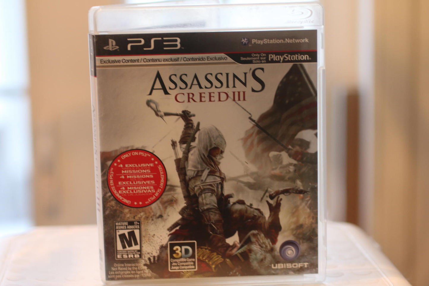 Assassin's Creed III PS3 (Sony PlayStation 3 2012) Complete With Manual game