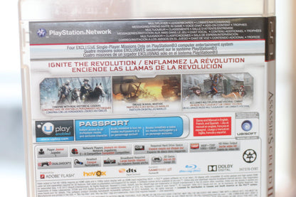 Assassin's Creed III PS3 (Sony PlayStation 3 2012) Complete With Manual game