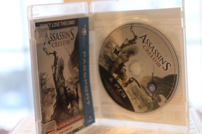 Assassin's Creed III PS3 (Sony PlayStation 3 2012) Complete With Manual game