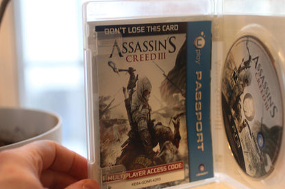 Assassin's Creed III PS3 (Sony PlayStation 3 2012) Complete With Manual game