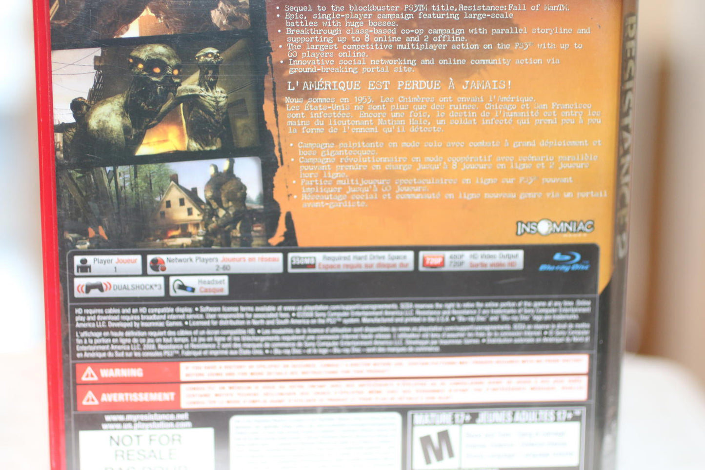 Resistance 2 PS3 Game - Greatest Hits Edition video game