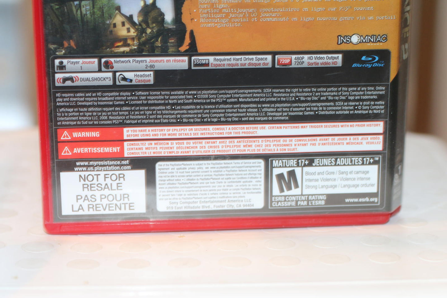 Resistance 2 PS3 Game - Greatest Hits Edition video game