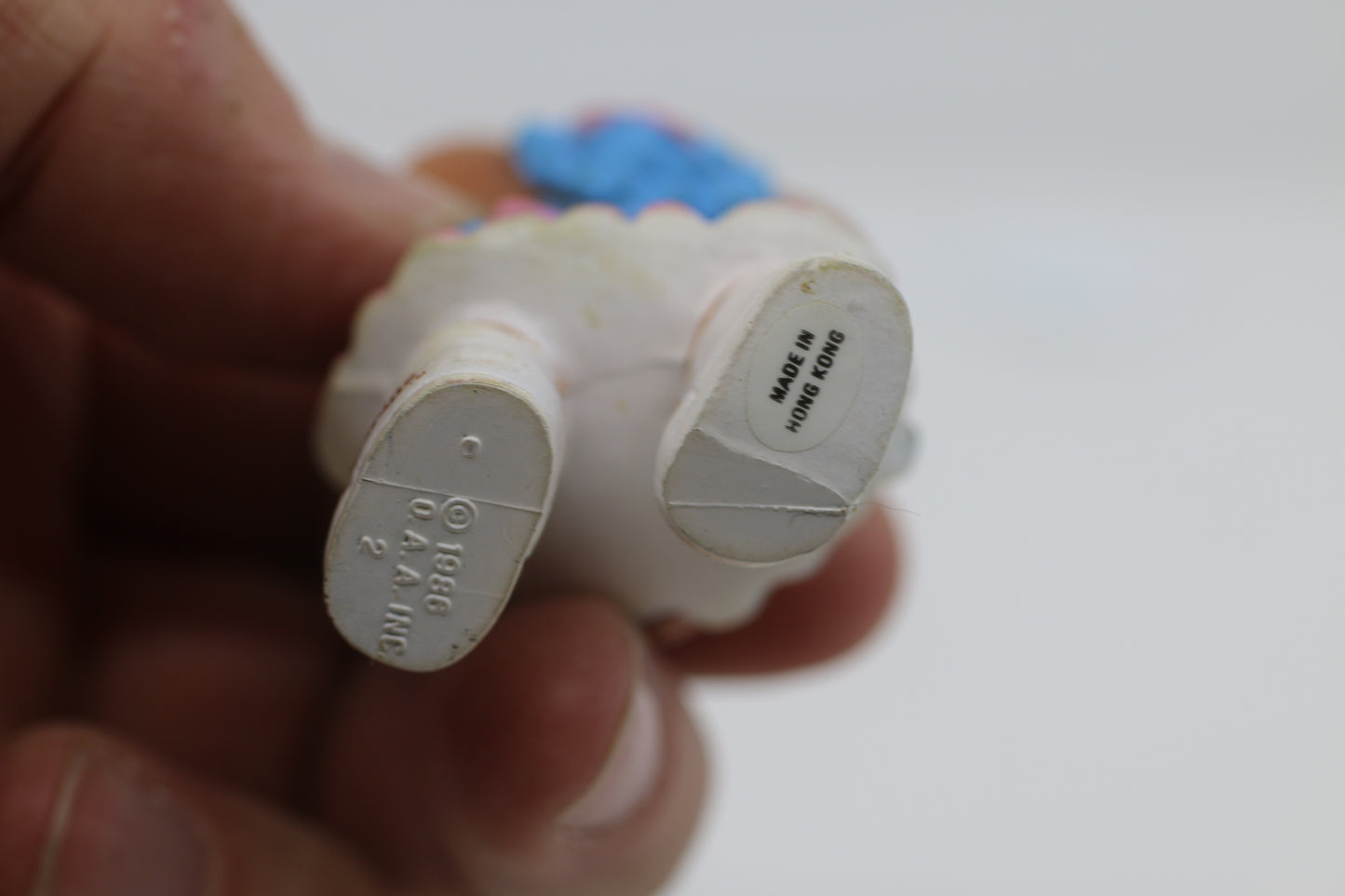 1986 Vintage Furskins Bears PVC Figure Girl Ice Cream Xavier Roberts CPK VHTF 2.5”