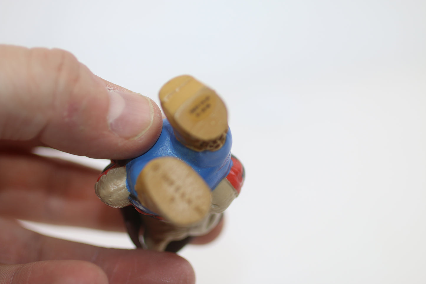 Vintage Furskins Bears Country Bear PVC Figure Plaid Shirt Hat 2.5” 1980s