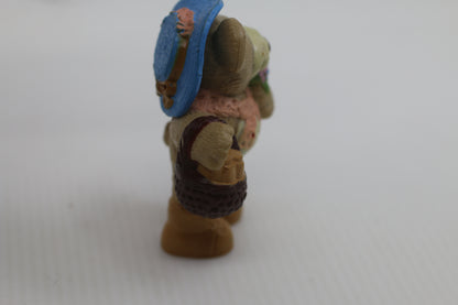 Furskins Bear With Basket Loose 2.75" PVC Figure Xavier Roberts 1986