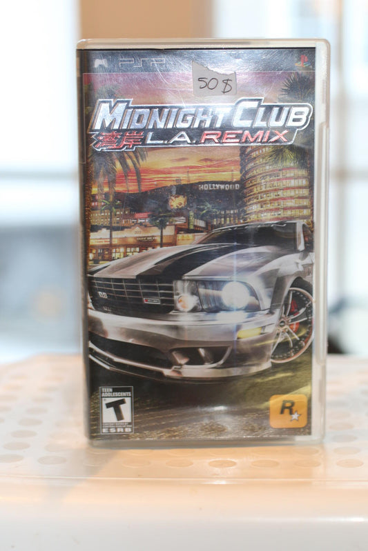 Midnight Club: LA Remix (Sony PSP, 2008) Complete In Box ( CIB)