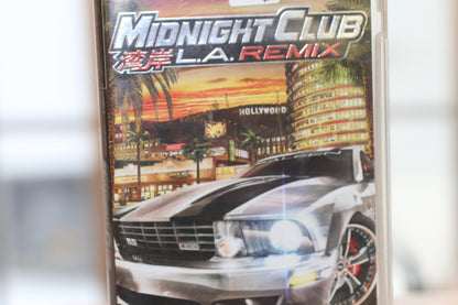 Midnight Club: LA Remix (Sony PSP, 2008) Complete In Box ( CIB)