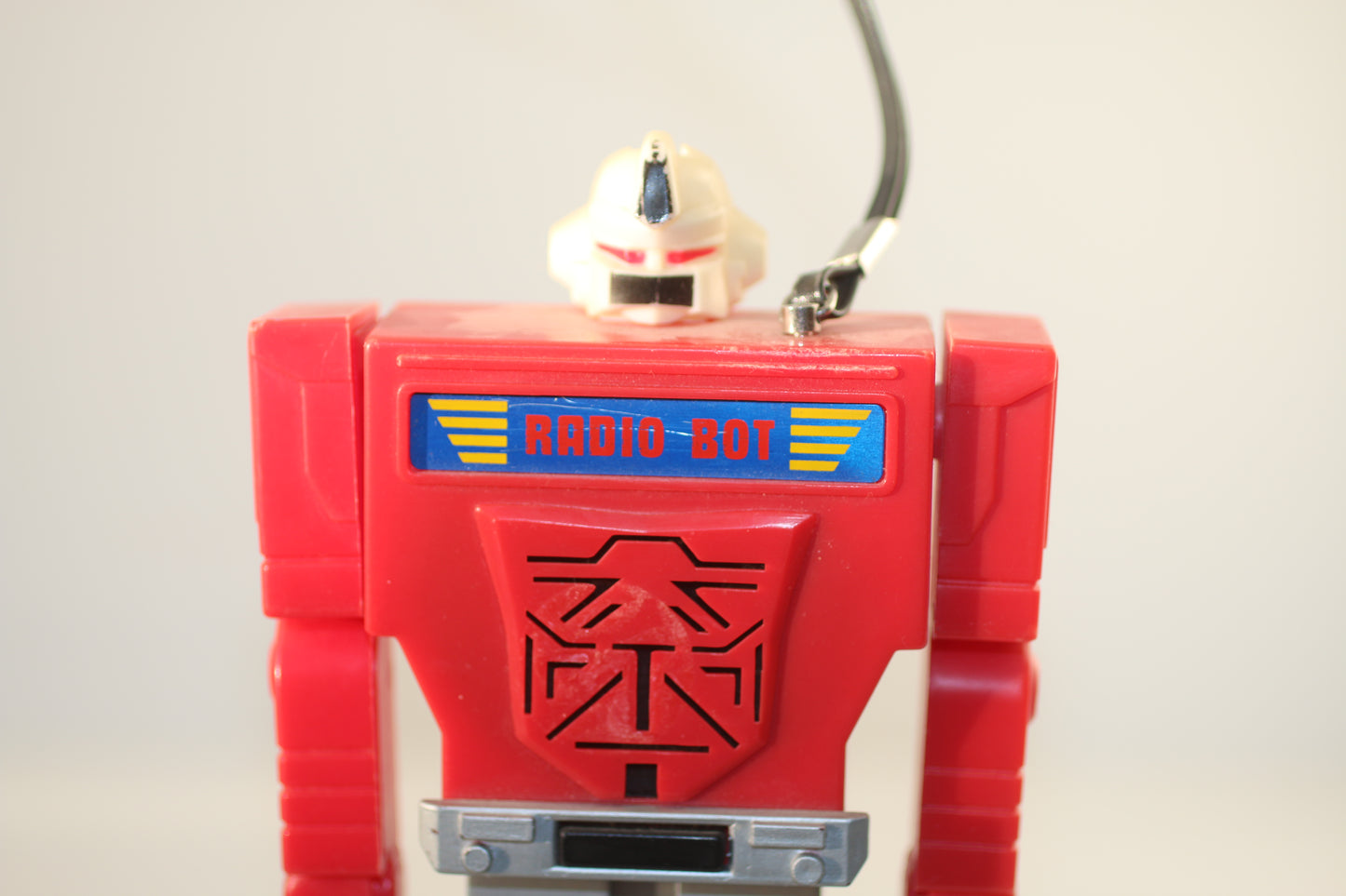 Vintage Radio Shack, battery operated Transformers bootleg robot portable radio