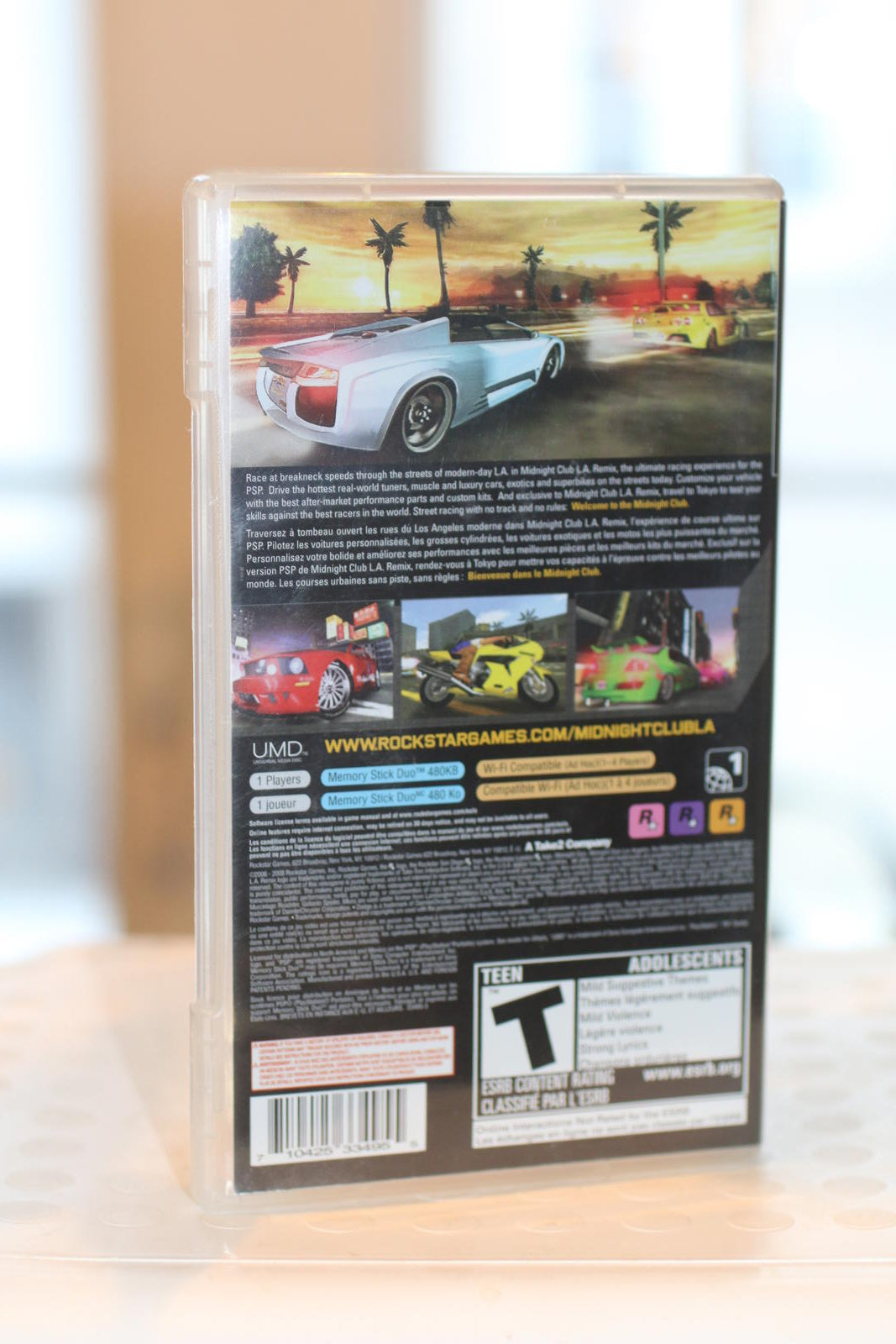 Midnight Club: LA Remix (Sony PSP, 2008) Complete In Box ( CIB)