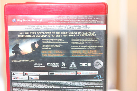 Medal of Honor PS3 Game Play Station 3 VideoGame Complete in box w/ Manual
