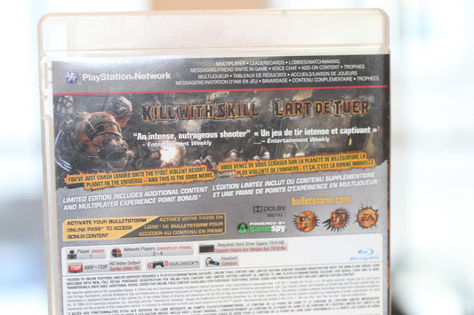 Bulletstorm Limited Edition PlayStation 3 Video Game Édition Limitée
