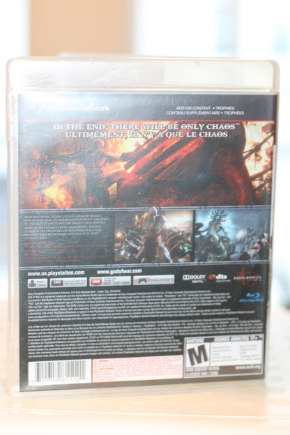 God of War III PlayStation 3 Video Game Complete in Box