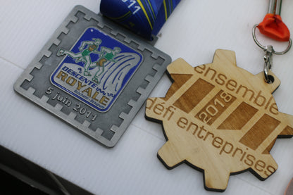 Large Lot of Kids Play Medals & Sports Event Medals Winner Medals, Quebec Marathon 25+