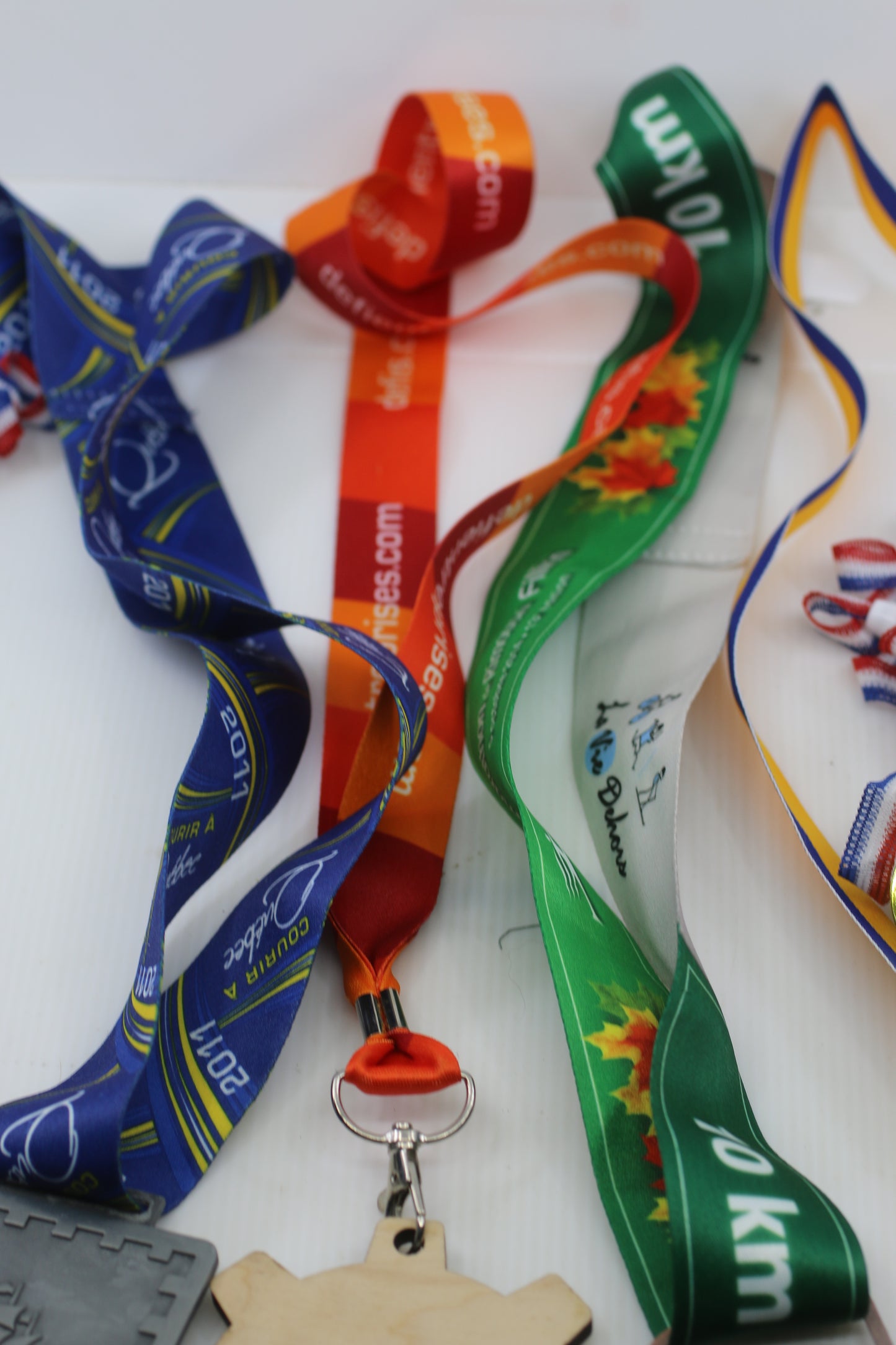 Large Lot of Kids Play Medals & Sports Event Medals Winner Medals, Quebec Marathon 25+