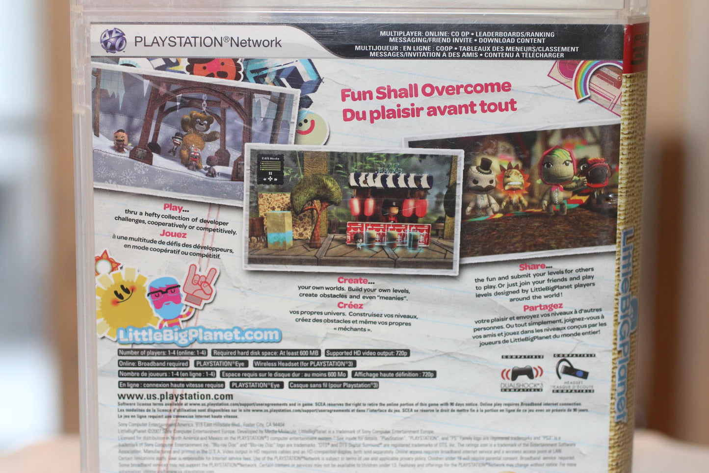 LittleBigPlanet PlayStation 3 Video Game PS3 Complete in box