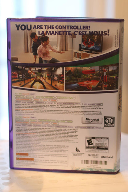 Kinect Adventures! Xbox 360 Interactive Video Game Complete in box
