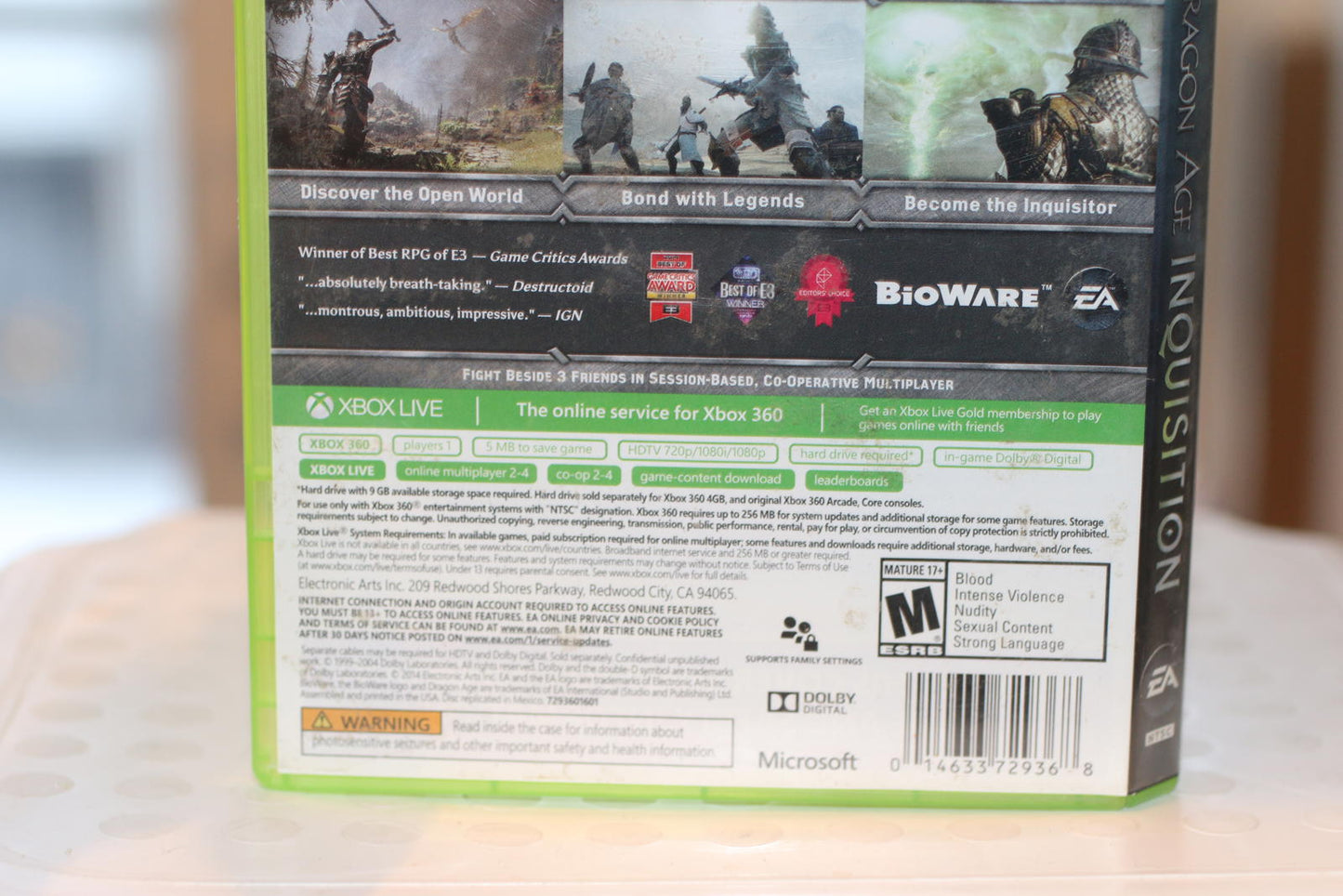 Dragon Age Inquisition Xbox 360 Game