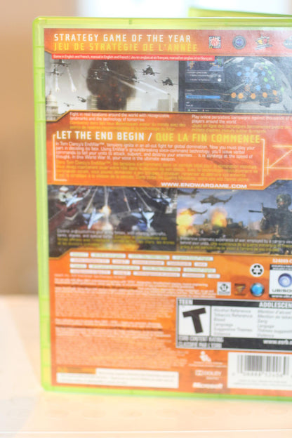 Tom Clancy's EndWar Xbox 360 Video Game Complete in box