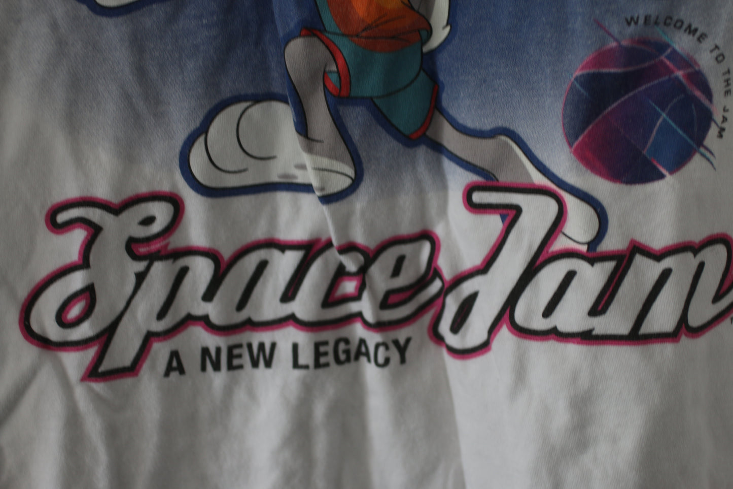Space Jam: A New Legacy Slam Dunk T-Shirt Bugs Bunny White Size L