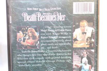 Death Becomes Her (DVD, 1992) Meryl Streep Bruce Willis English