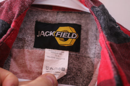 Jackfield Workwear Flannel shirt with regular plastic buttons Style: 70-240