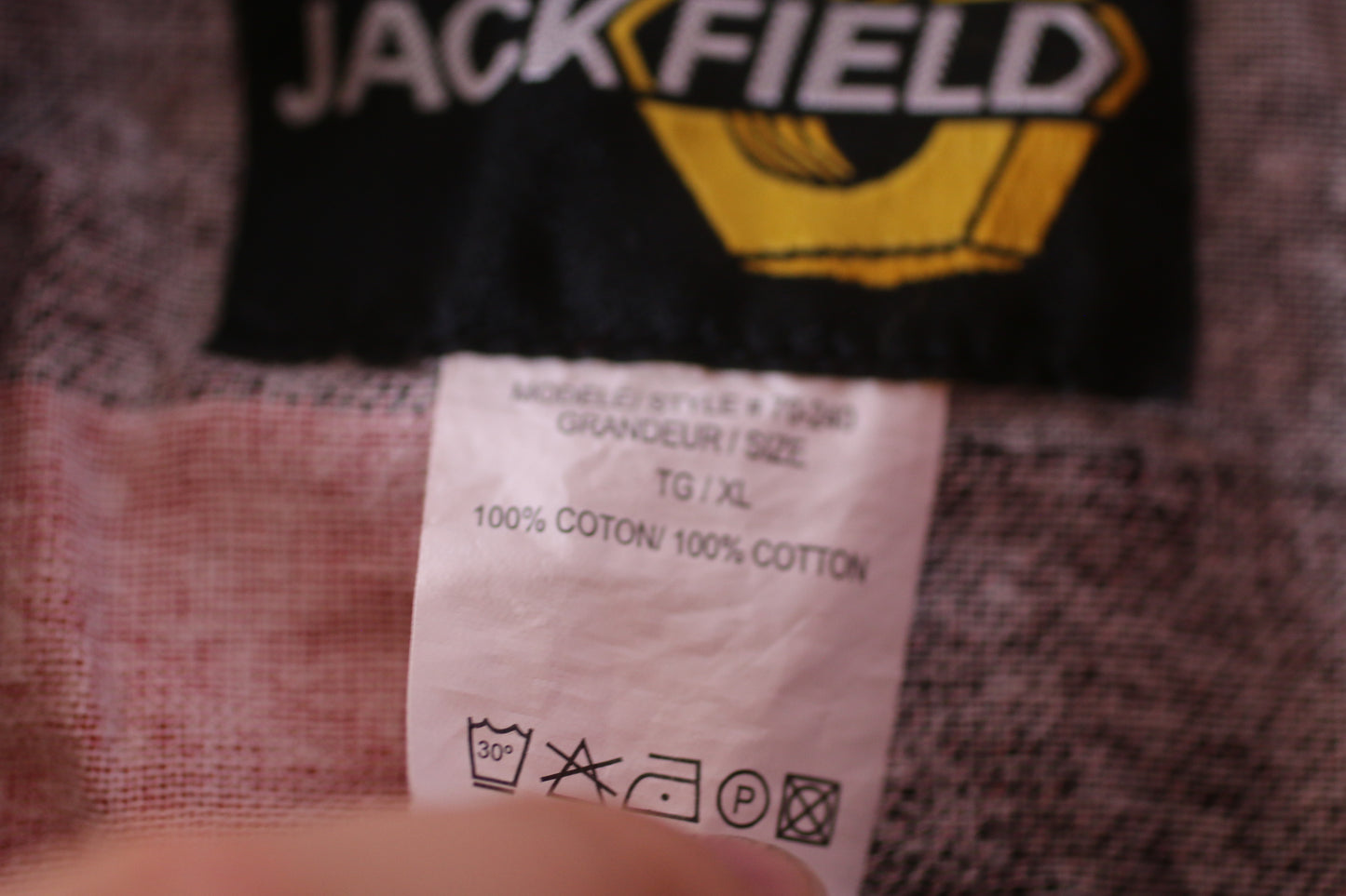 Jackfield Workwear Flannel shirt with regular plastic buttons Style: 70-240