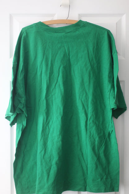 John Deere T-Shirt Green “I Fought the Lawn” Logo Size 2XL NWT w/ tag