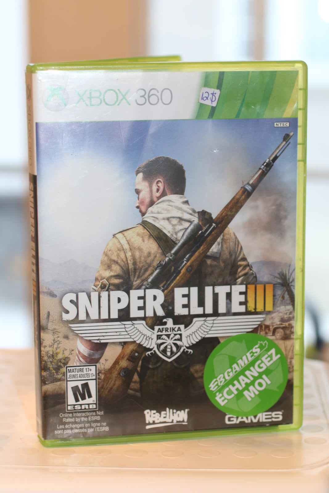 Sniper Elite III Xbox 360 Video Game cOMPLETE IN BOX