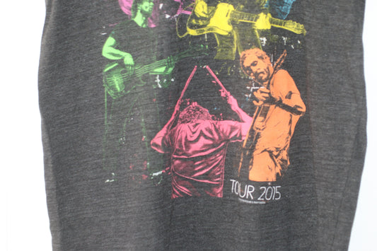 Maroon 5 Tour 2015 Concert T-Shirt Multicolor Graphic Band Tee