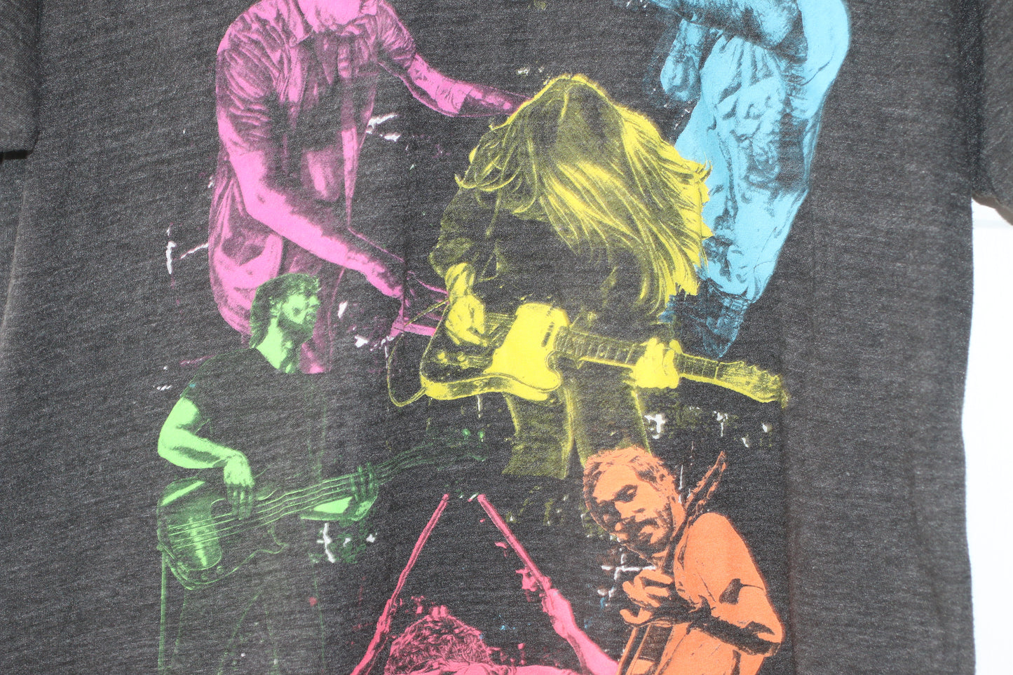Maroon 5 Tour 2015 Concert T-Shirt Multicolor Graphic Band Tee