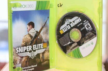 Sniper Elite III Xbox 360 Video Game cOMPLETE IN BOX