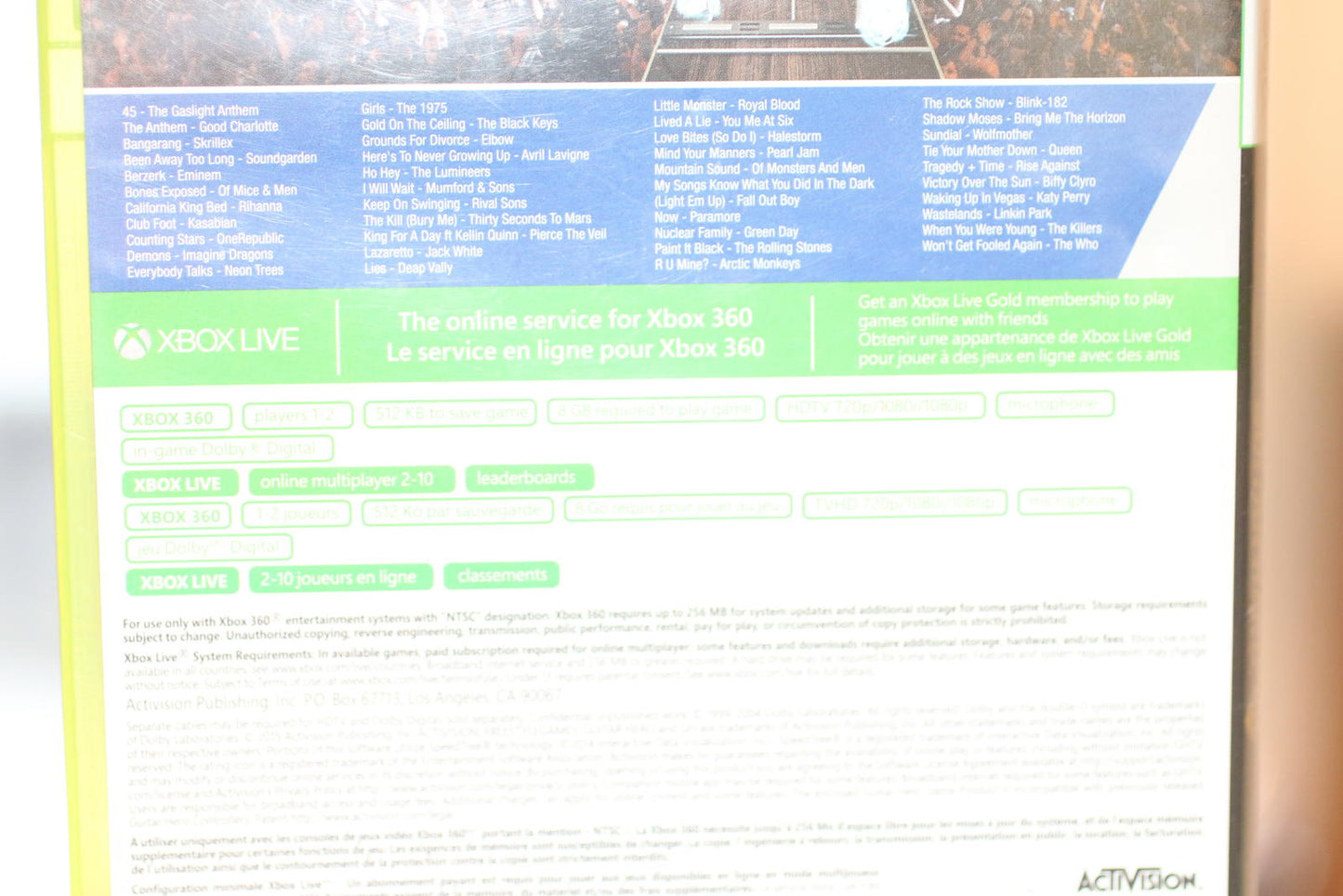 Guitar Hero Live Xbox 360 vIDEO Game