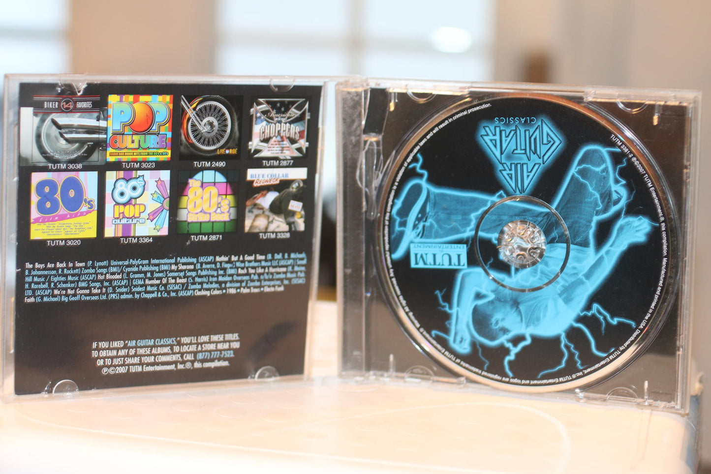 Air Guitar Classics Music CD with Air Guitar Included