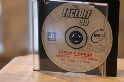NHL FaceOff 99 PlayStation Game Disc Only with Not original Case