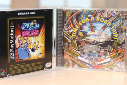 Patriotic Pinball PlayStation Jewel Case and Manual Only No disc Game