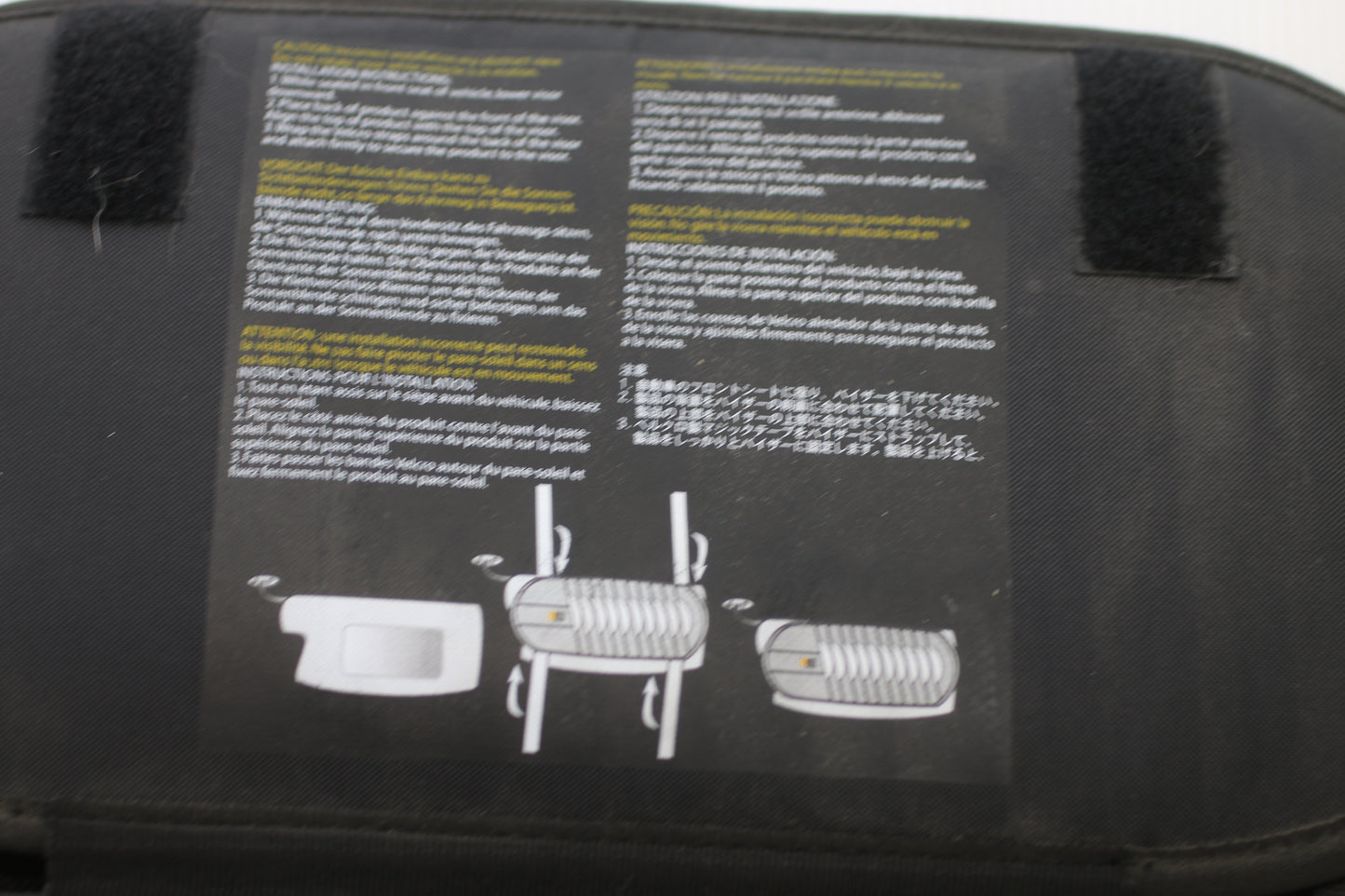 Case Logic Car Sun Visor CD/DVD Organizer Holder – Black – Vintage Auto Accessory