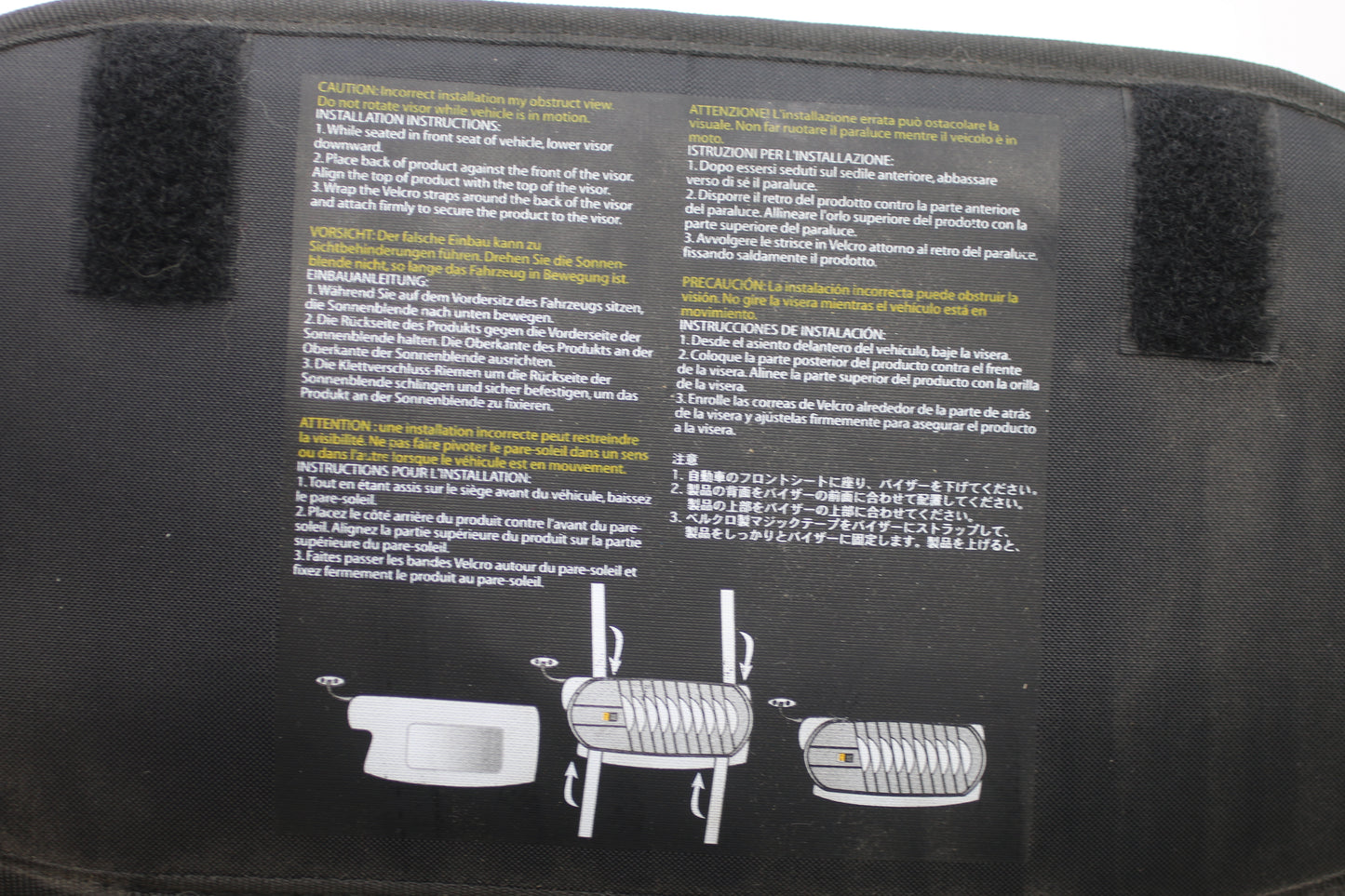 Case Logic Car Sun Visor CD/DVD Organizer Holder – Black – Vintage Auto Accessory