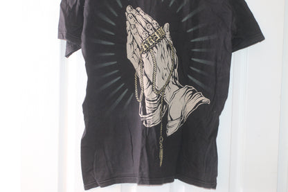 Vintage KREW ss Praying Hands T-shirt size Medium