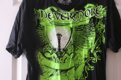 Vintage Nevermore Heavy Metal Band Tee Shirt CA#07658