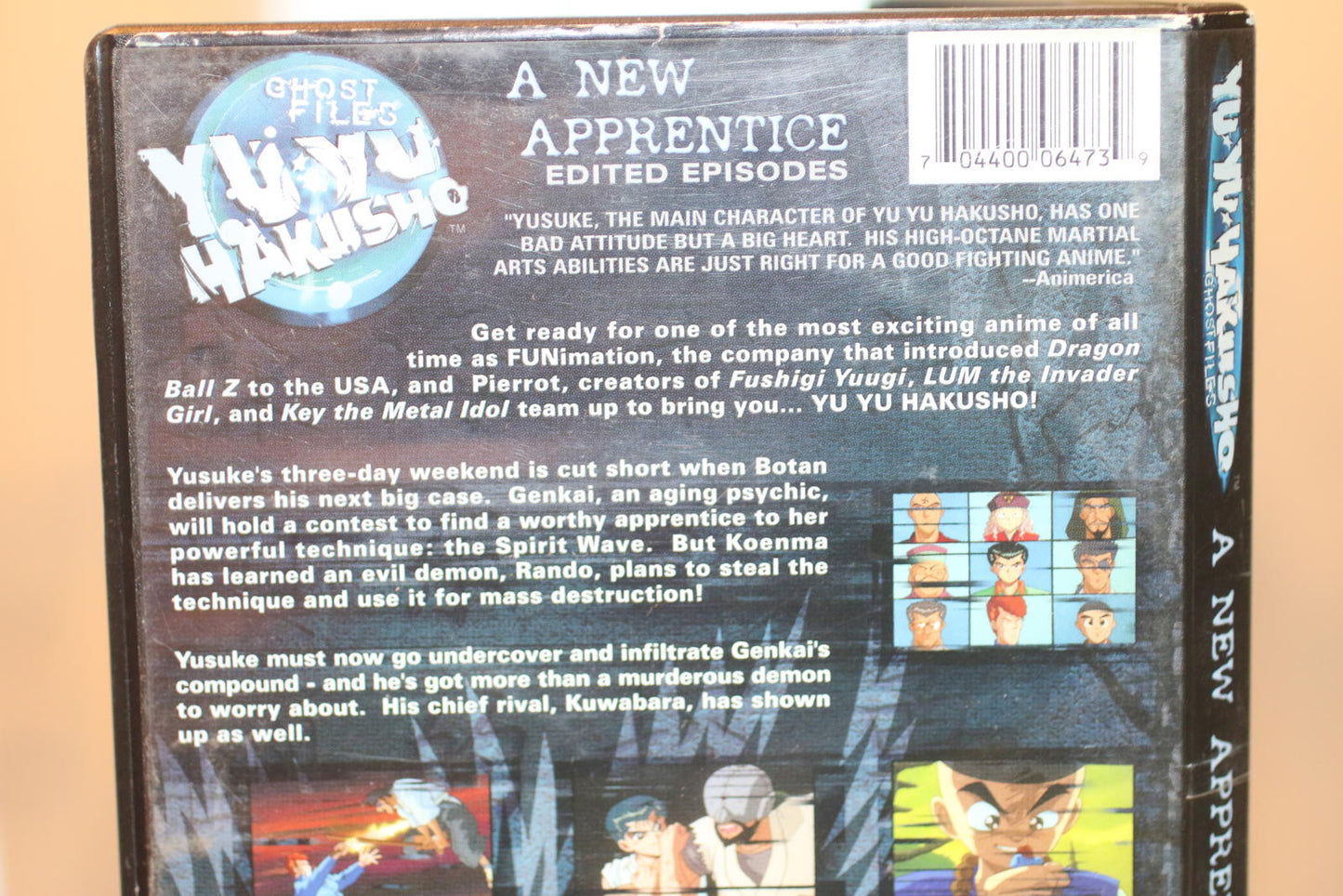 Yu Yu Hakusho Ghost Files: A New Apprentice DVD