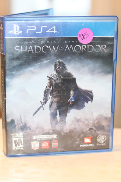 Middle Earth: Shadow of Mordor - PlayStation 4 (2014) with manual Video Game