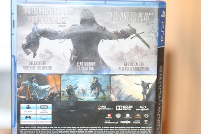 Middle Earth: Shadow of Mordor - PlayStation 4 (2014) with manual Video Game
