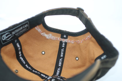 NWTF Wild Turkey Federation Distressed Brown Cap Hat Adjustable Hunting #2