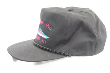 P.T. Marine Inc Somerset KY Boat Rope Hat Vintage Snapback Cap