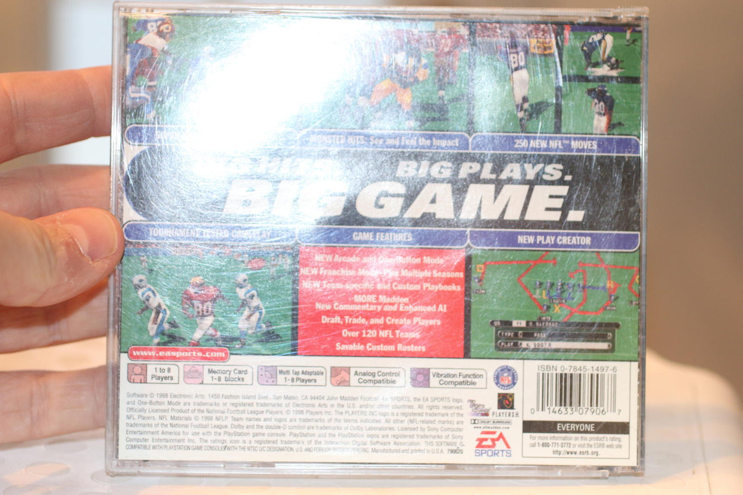 Madden NFL 99 PlayStation Game Disc only