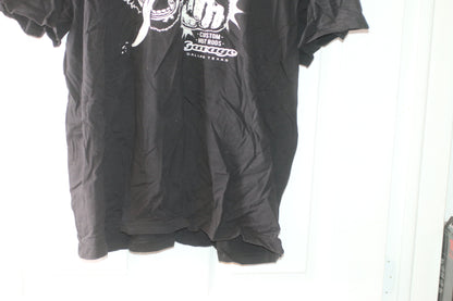 "Fist Bump" T-Shirt black by Gas Monkey Garage Size XL 100% Cotton