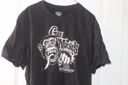 "Fist Bump" T-Shirt black by Gas Monkey Garage Size XL 100% Cotton