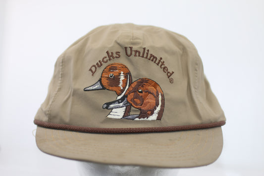 Ducks Unlimited Gore-Tex Vintage Rope Hat Waterfowl Duck Hunting Snapback