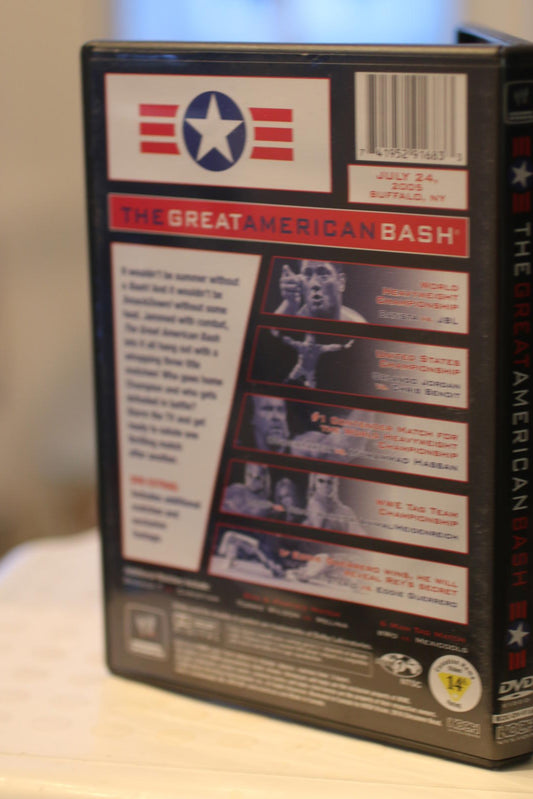WWE -The Great American Bash DVD (2005) Batista, Undertaker, Guerrero, Mysterio