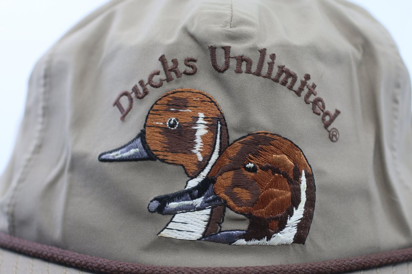 Ducks Unlimited Gore-Tex Vintage Rope Hat Waterfowl Duck Hunting Snapback